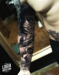tatuaje_realismo_mujeres_brazo_Logia_Barcelona_Eduar_Cardona 